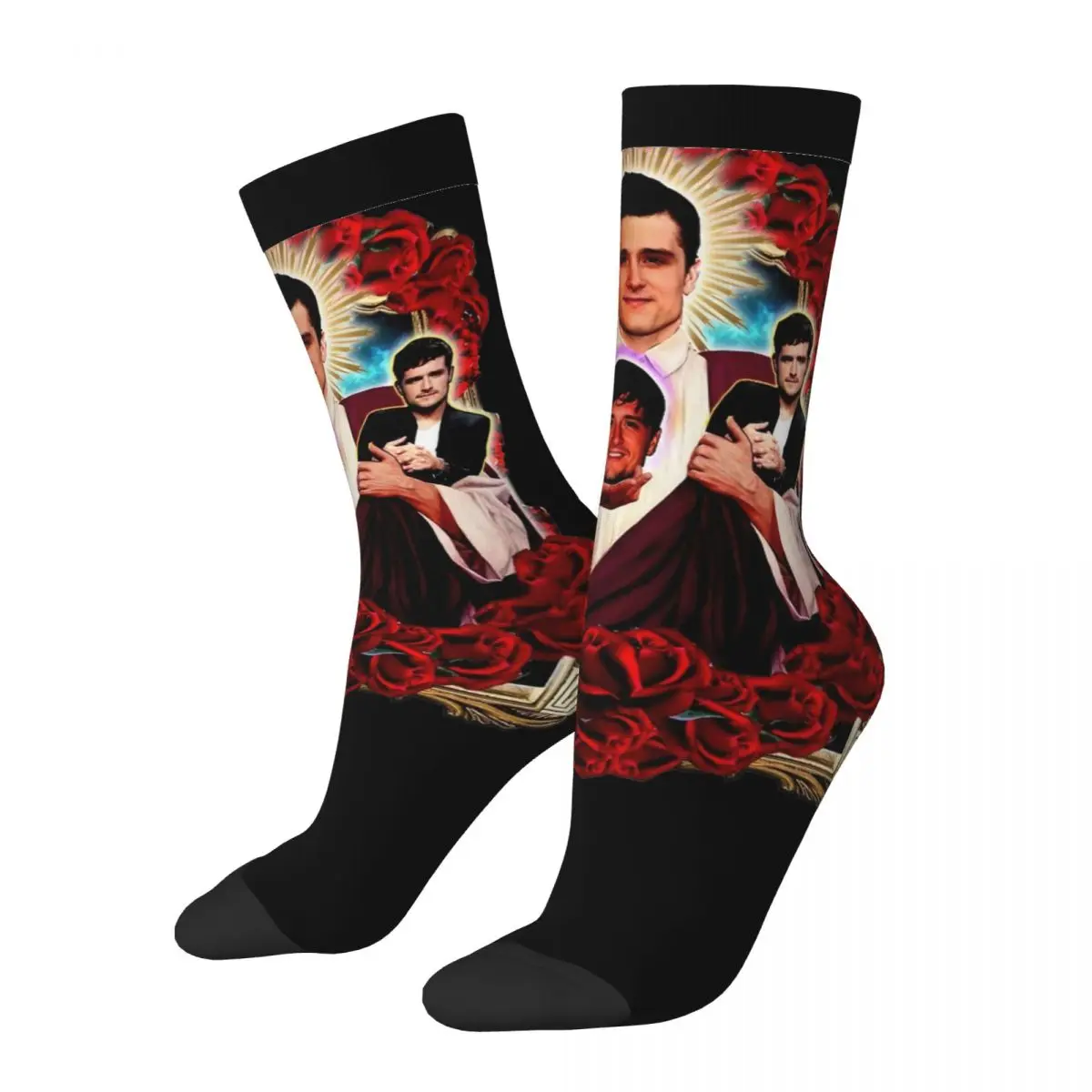 New Men's Socks Crazy Retro Josh Hutcherson Sock Polyester High Quality Women's Socks Spring Summer Autumn Winter