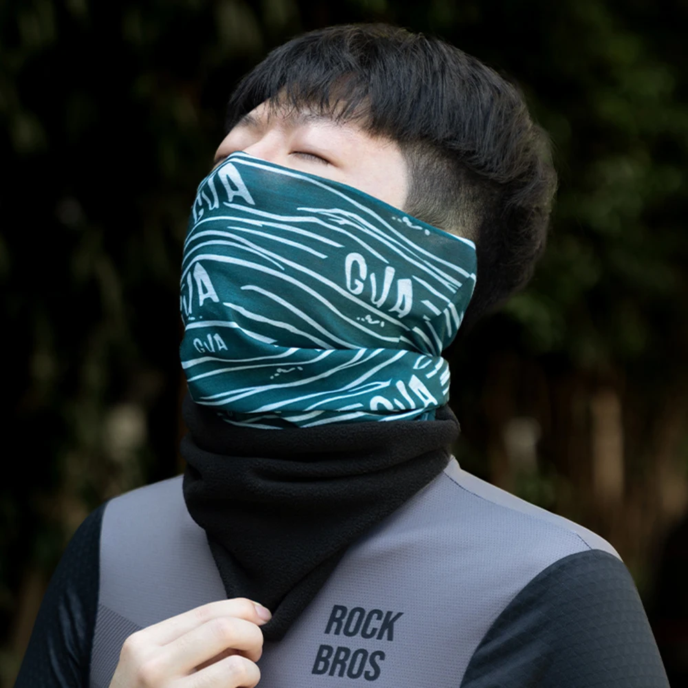 

﻿ ROCKBROS Velvet Magic Headscarf, Warm Riding Face Mask, Outdoor Bicycle Headband, Men'S And Women'S Autumn And Winter Scarf
