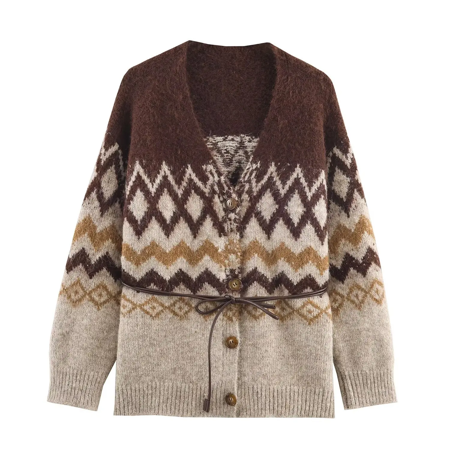 المرأة محبوك ميدي التنانير قطعتين مجموعات الجاكار حزام سترة متماسكة محبوك ميدي تنورة المرأة الدعاوى الخريف الشتاء امرأة الزي #5