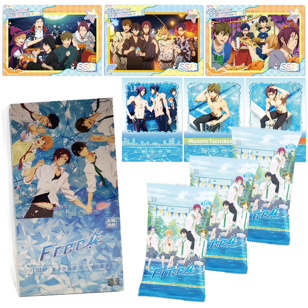 

Оригинал Бесплатно! Коллекционная карта Final Stroke Fan Like Protagonist Handsome Rin Matsuoka Tachibana Makoto Card Детский подарок