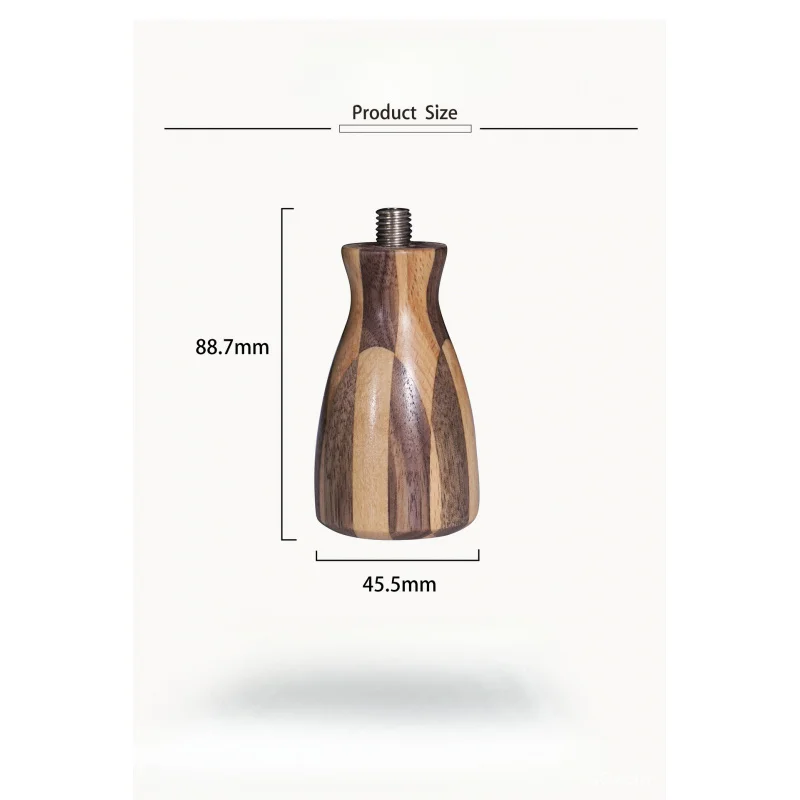 For The checkered coffee handle, M10 screw, short Italian style