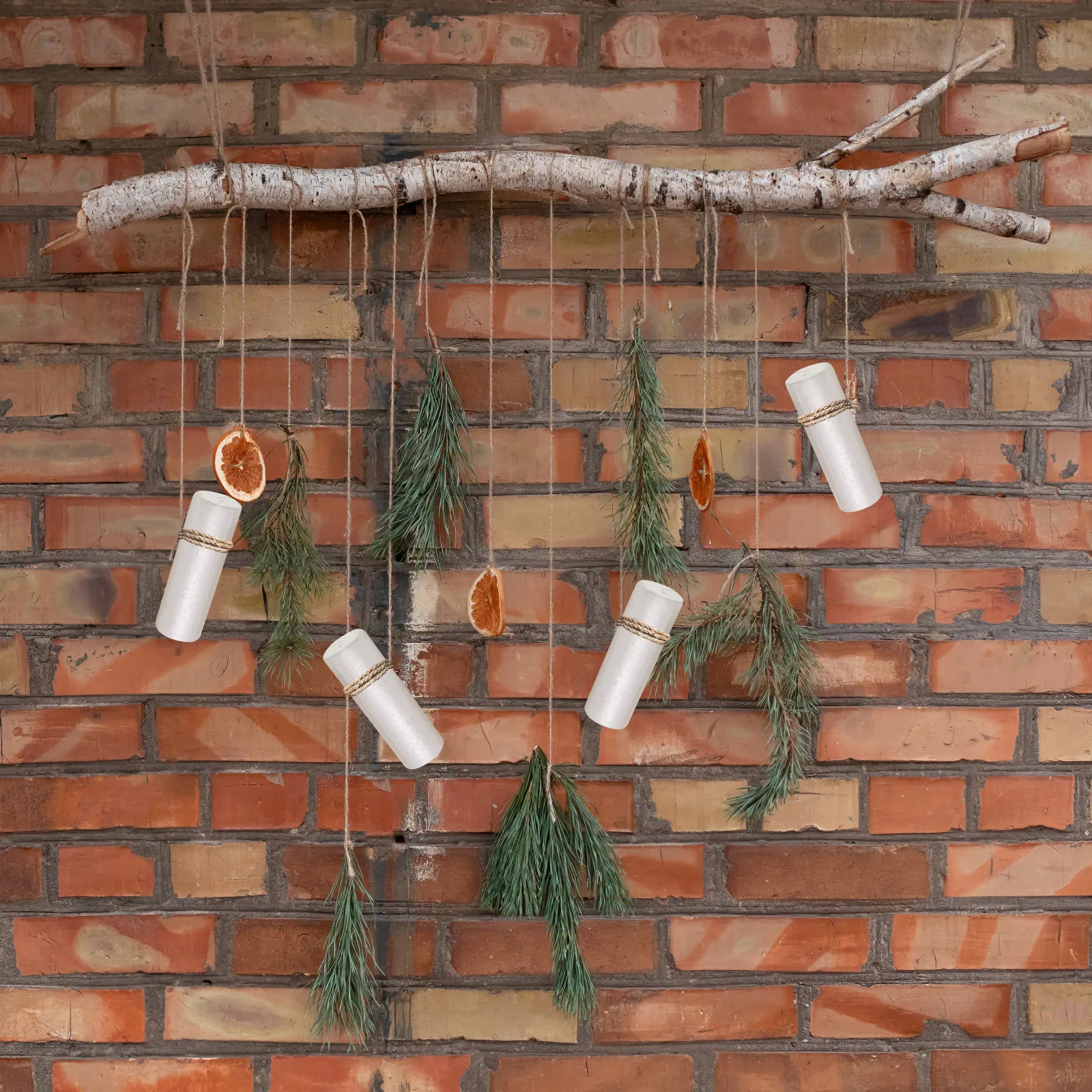 

10Pcs Polystyrene Foam Cylinders White Craft Rods DIY Cylinder Decor Christmas Wreath Flower Supplies Cylinder Ornament