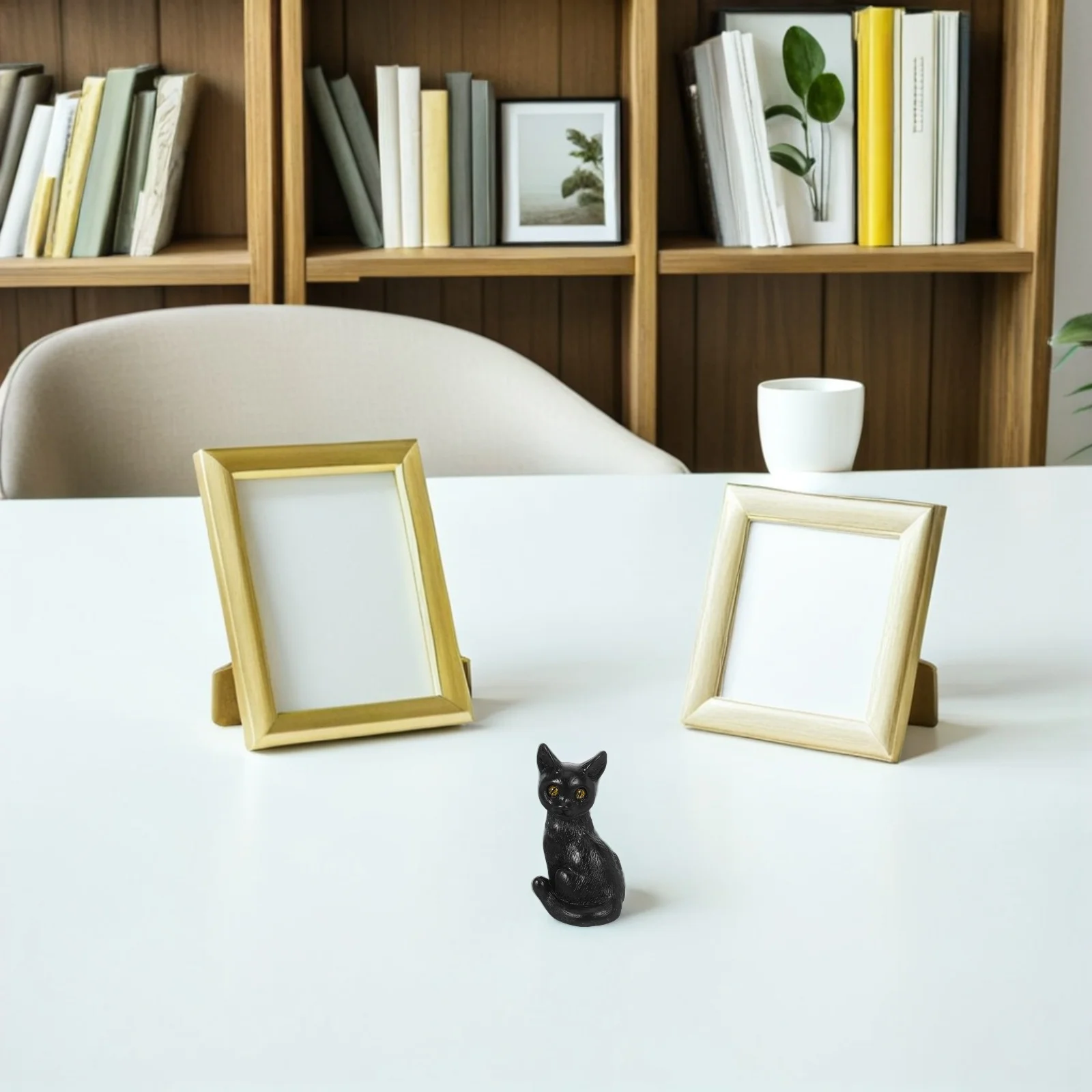 

Simulation Kitten Mini Statues Miniature Cat Decorative Desktop Decoration Cute Figurine Simulated Model