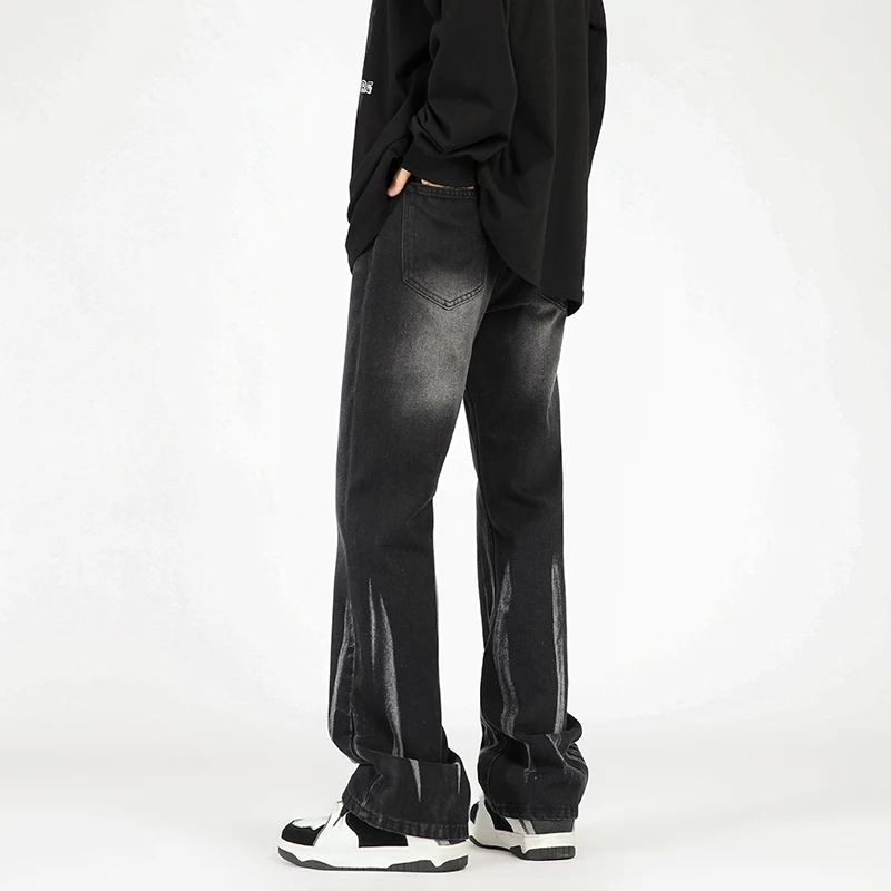 2024 Spring and Autumn New Simplicity Versatile Commuting Men's Clothing Splicing Pockets Fashion Solid Color Casual Loose Pants