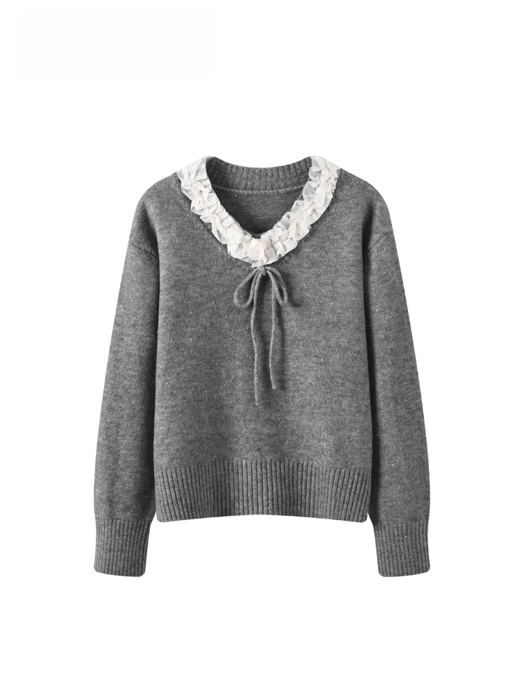 

CaraCLUB plus Size Long Sve Knitwear Casual Sle French Chic Top for plus Size Women Autumn Winter New Arrival