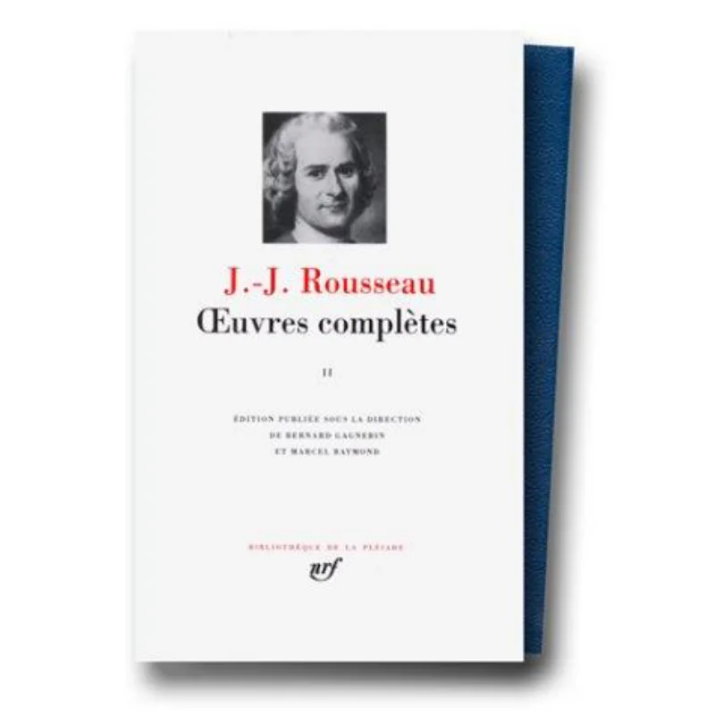 

Complete Works Vol 2 La Nouvelle Heloise Theatre Poetry Literary Essays JeanJacques Rousseau Gallimard 9782070104895 Book