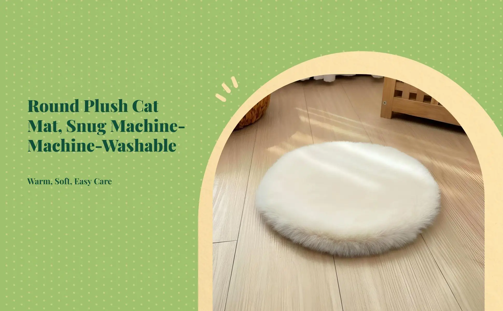 Plush Fabric Pet Cushion Warm Cat Chair Pad Convertible Corner Sofa Stuffed Pillow for Bedroom Living Room