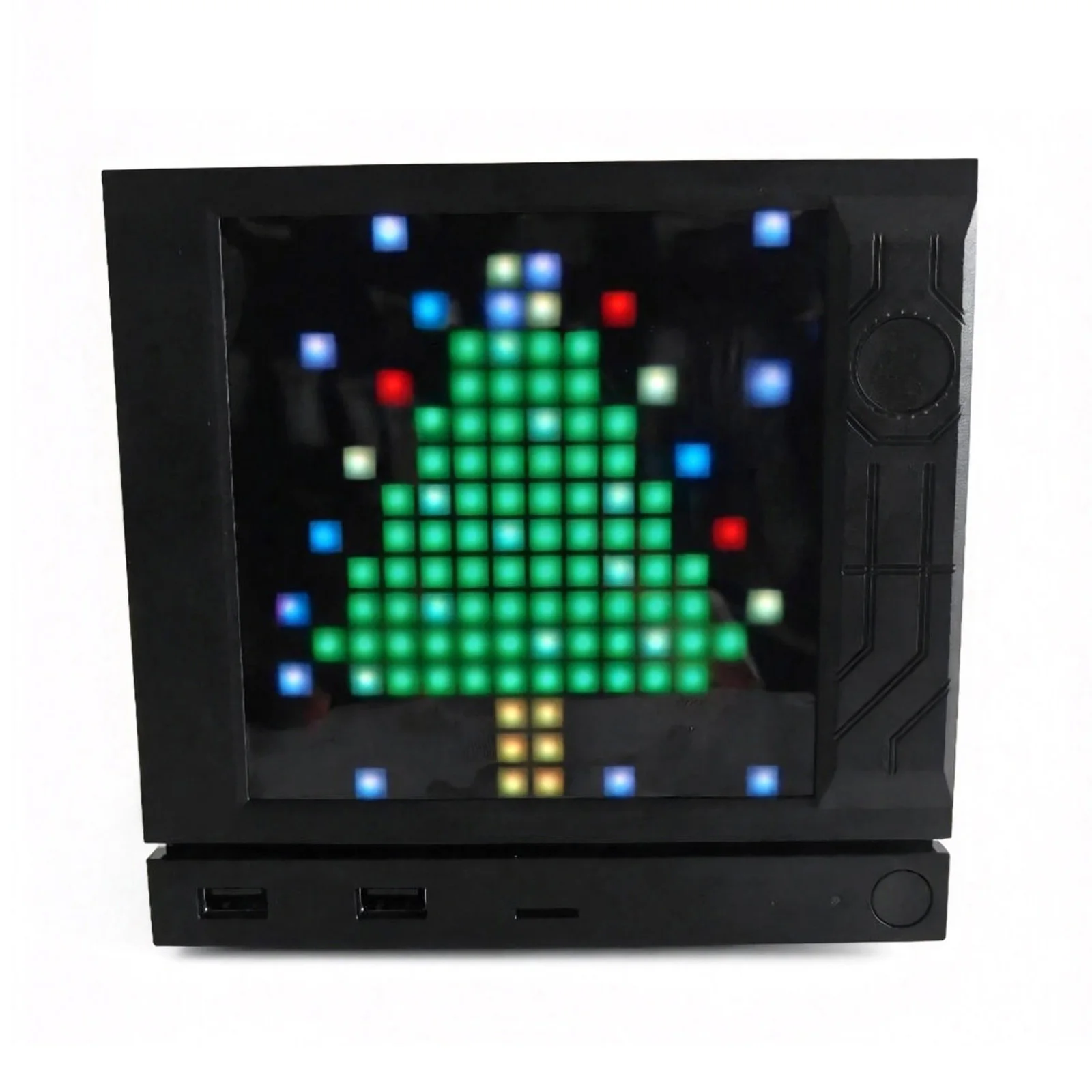 For 2026 Steam Machine Faceplate LED Pixel Matrix Panel 16x16 RGB APP DIY Wireless Control Magnetic Built-in Battery