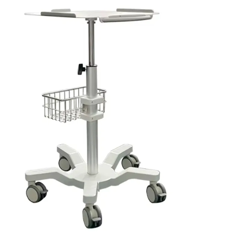 Nursing Monitor Ultrasound Trolley Nurse Cart Medical Color Cart Trolley Rolling Medical Custom Cart