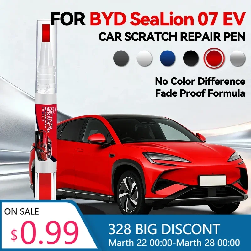 

Горячая новинка: Ручка-корректор для ремонта лакокрасочного покрытия BYD Sea Lion 07 EV 2023-2025 D49, средство для удаления царапин, аксессуары для авто, черный/белый