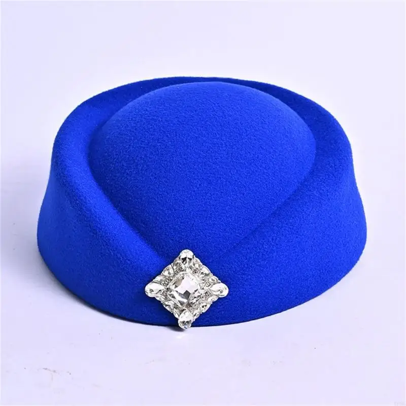 الراين الديكورات مضيفة قبعة قبعة الخريف الشتاء للجنسين أغطية الرأس تصفيف الشعر أغطية الرأس لمناسبة رسمية غير رسمية Y08E