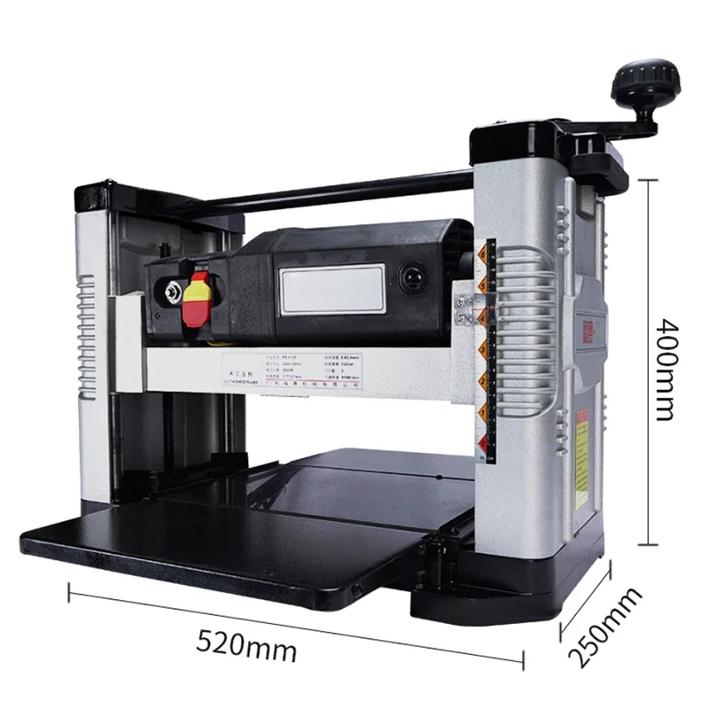 Planer Flat Planer Woodworking 2000W Small Power Tool Desktop Planer Woodworking Machinery