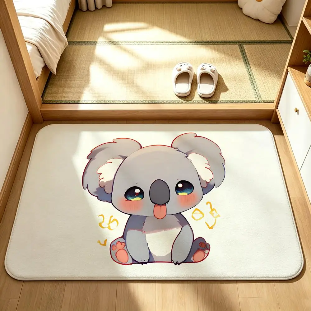 Art-KoalaS Floor Mat Bedroom Carpet, Bathroom Foot Mat, Doormat, Non-Slip Absorbent Multi-Use