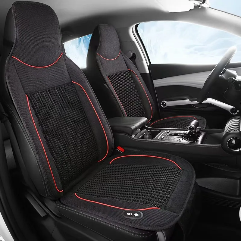 12V summer cool cushion seat ventilation car cushion air conditioning cooling fan blowing massage seat cushion seat cover