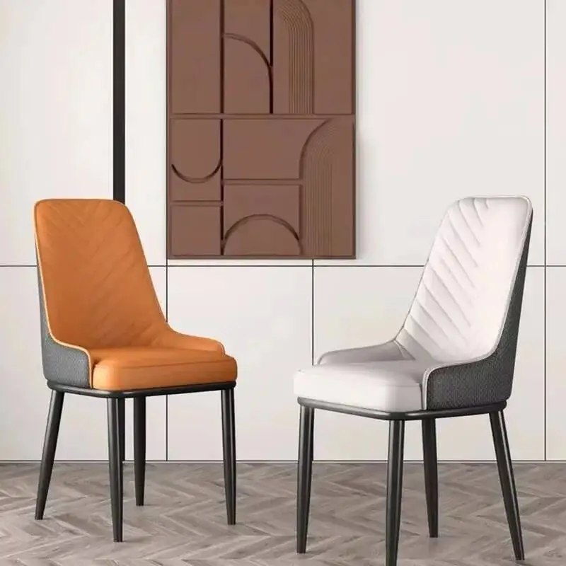 Chairs Beautiful Dining European Trendy With Armrest Nordic Upholstered Dining Chairs Modern Luxury Sillas De Comedor Furnitures