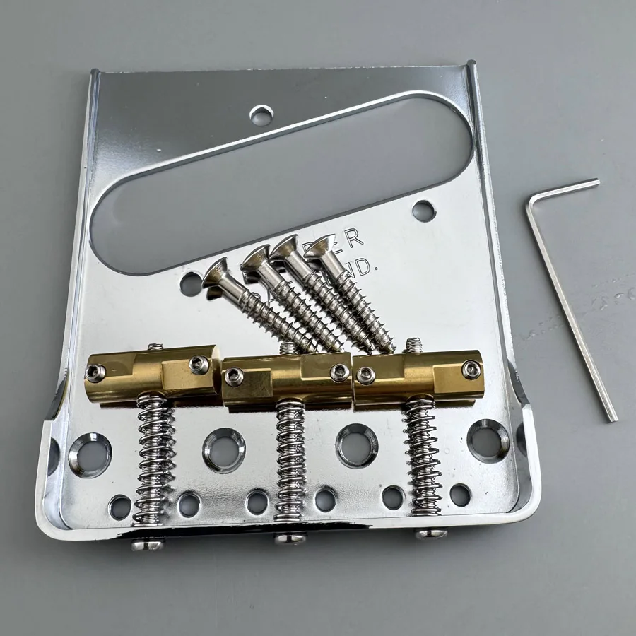 Left Hand Double Nortched Guitar Bridge For TL Guitar Well