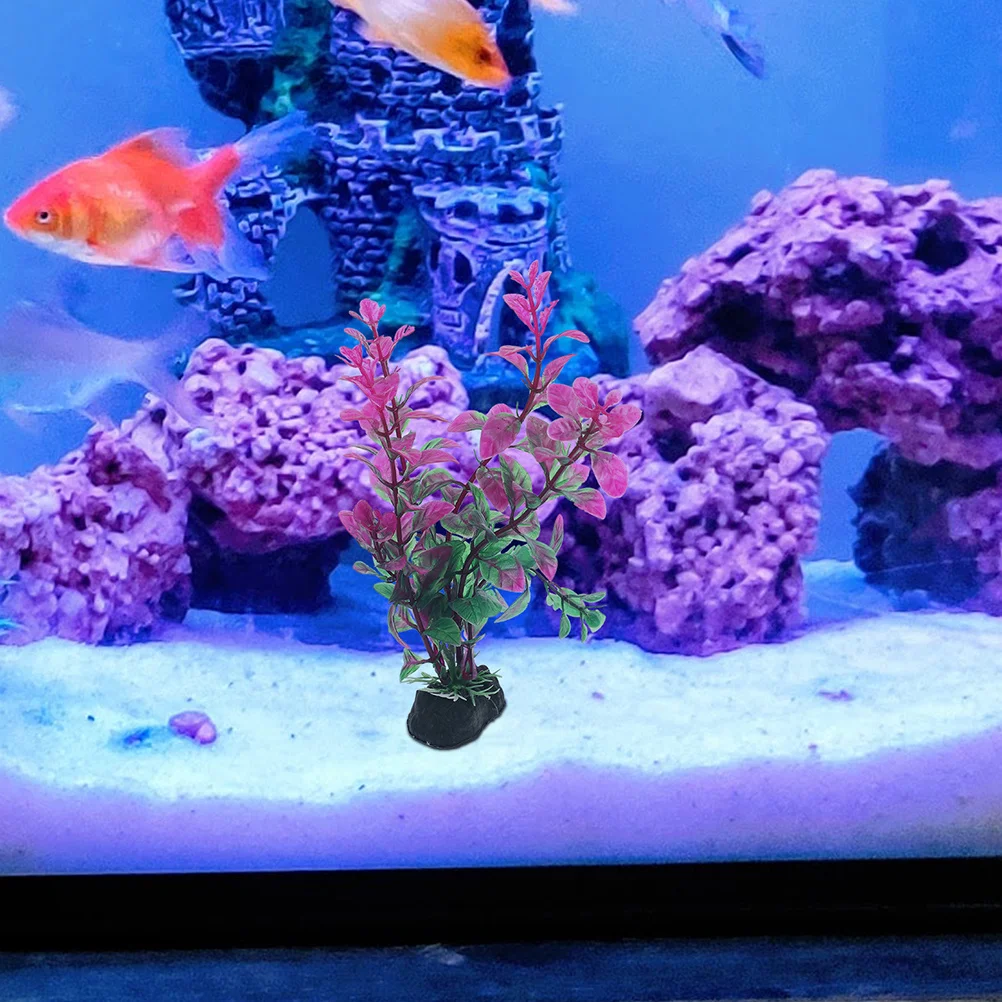 

6Pcs Aquarium Decoration Fake Aquatic Plants Realistic Plastic Fish Tank Plants Lifelike Aquarium Plant Decors Fish Tank