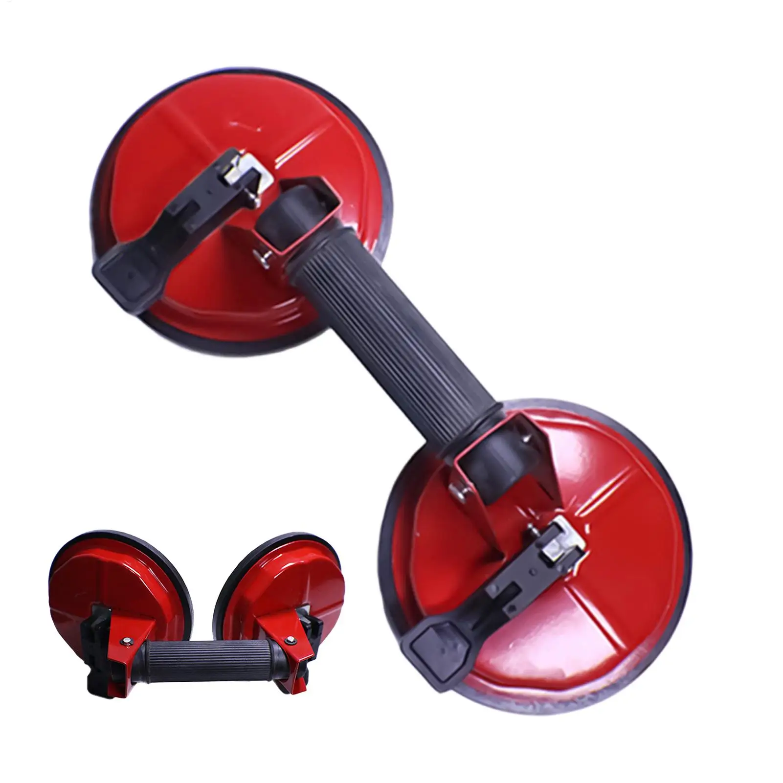 Glass Suction Cups Vacuum Strong Metal Lifter Glass Plate Floor Holder Hooks for Granite Panel Laminate Hardwood Windshield