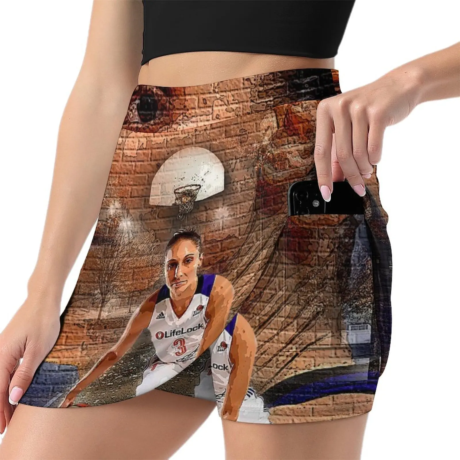 Diana Taurasi AllStar Shirt Mini Skirt Short women′s skirts Clothing female new in dresses japanese fashion