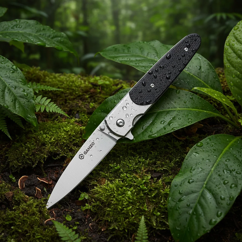 

Складной нож Ganzo G743-1 G743-2 FBKNIFE FIREBIRD 58-60HRC 440C с рукоятью из G10 или дерева, для выживания на природе, охоты, EDC-инструмент