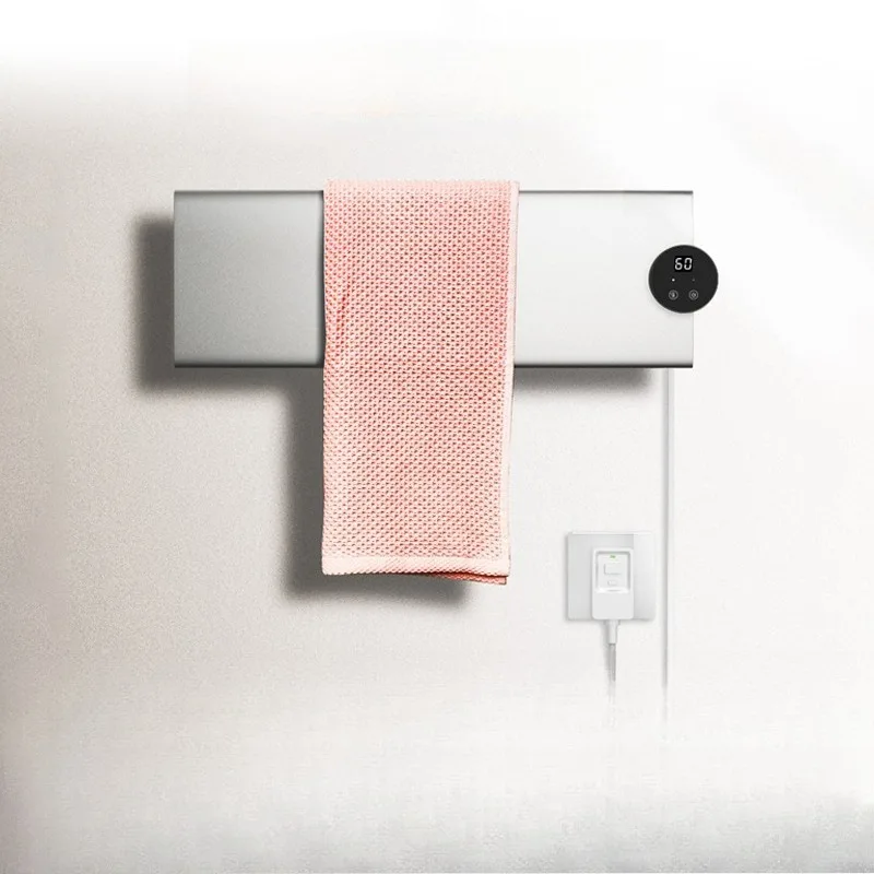

Electric towel rack, non-punching household bathroom rack, intelligent disinfection, electric heating drying rack