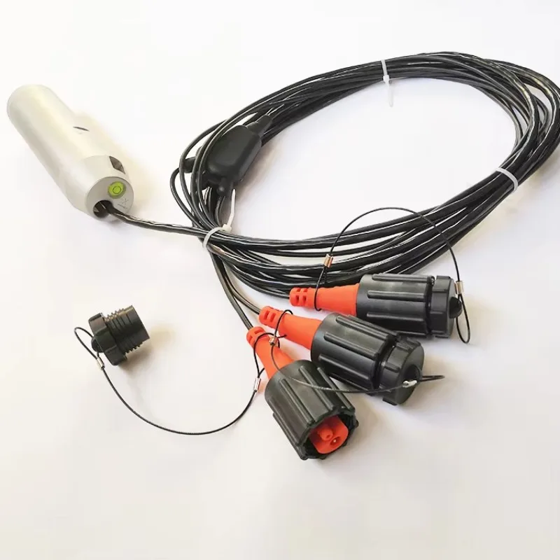 3C Borehole Geophone Seismic/3D Downhole Seismic Geophone 5Hz Triaxial 3 Component Seismic Geofone for Seismic Borehole Survey i