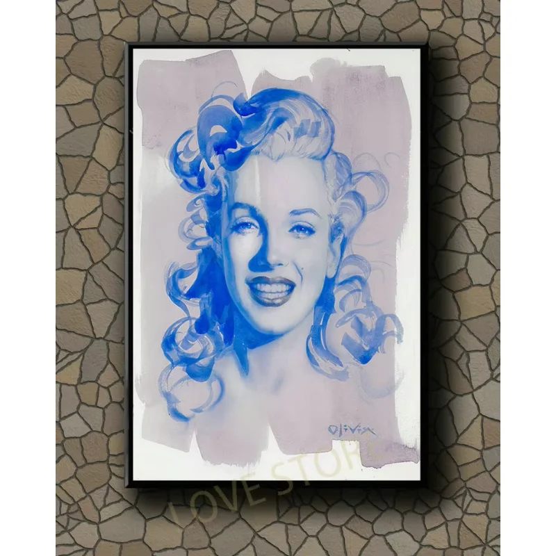 P313 Vintage Beautiful Pin-up Girl Classic Picture 441 Silk Fabric Poster Art Decor Indoor Painting Gift
