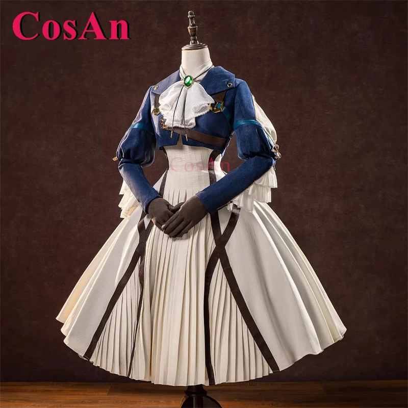 

CosAn Anime Violet Evergarden Cosplay Costumes Gorgeous Elegant Formal Dress Full Set Halloween Party Role Play Clothing S-XL