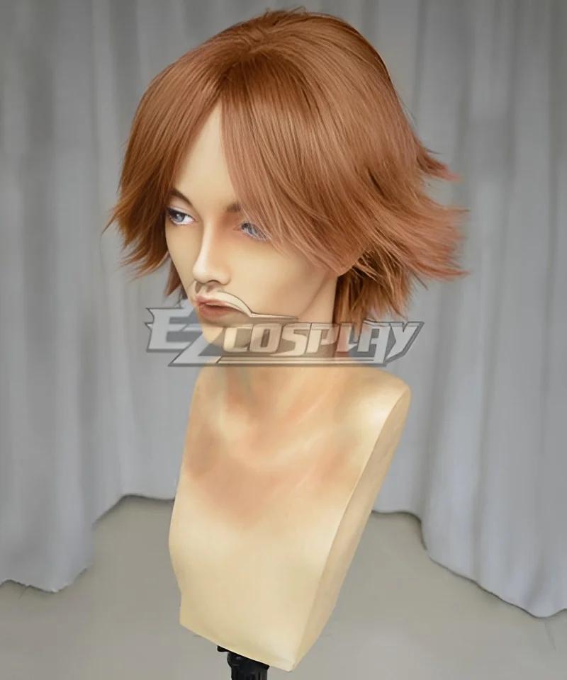 Megami Tensei P4 Yosuke Hanamura Cosplay Costume Prop Wig Short Brown Hair