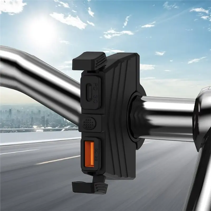Super Deal -Waterproof Handlebar Mounting 54W QC3.0 Fast Charging Motorbike USB Phone PD3.0 Type-C 36W Cellphone