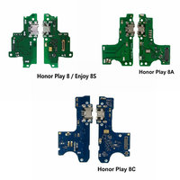 New Microphone Module+USB Charging Port Board Flex Cable Connector Parts For Huawei Honor Play 8A 8Apro 8C 8 Replacement