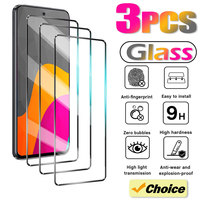 3Pcs Full Cover Tempered Glass For Xiaomi Redmi X3 GT X4 X5 X6 Pro 5G M3 M4 M5 M6 5G C31 C40 C55 C61 Screen Protector Glass Film