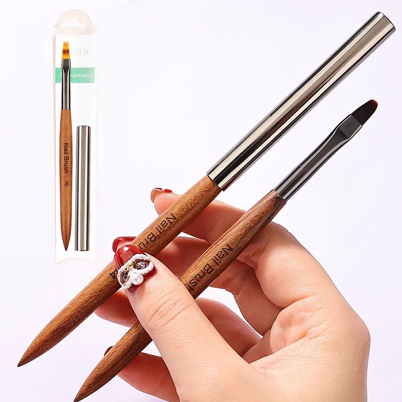 1/12個入りネイルアートブラシ 12本入りネイルライナーブラシ ネイルペイントペン アクリルUVジェルブラシ クリスタルオンブレマニキュアツール ネイルブラシ