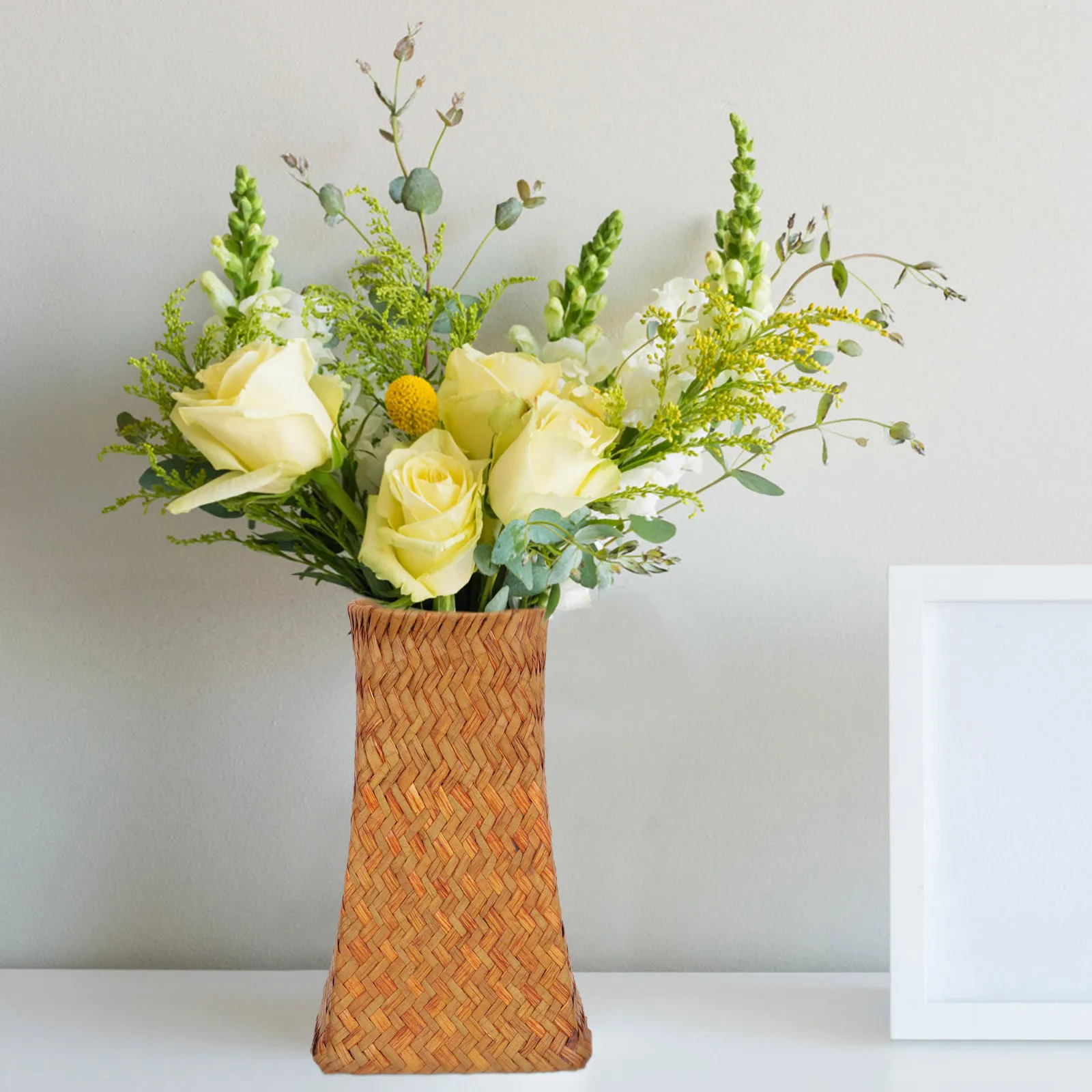 

Vintage Pencil Holder Flower Vase European Desktop Organizer Decorative Pen Holder Household Flowerpot Pen Accessory