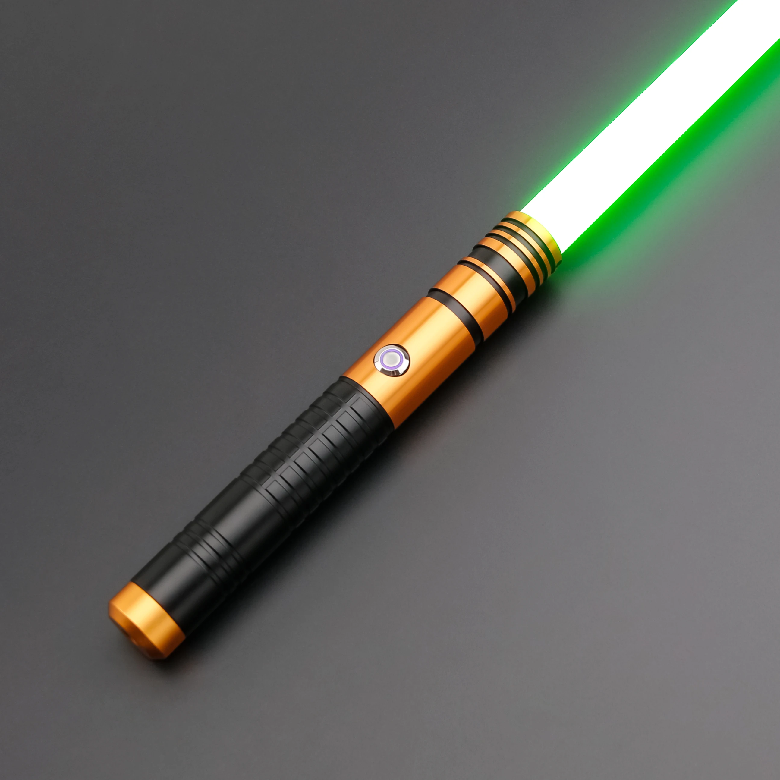 TXQSABER Neo Pixel Lightsaber Double Bladed Heavy Dueling Sword with Removable Blade Metal Hilt Blaster Color Change Toys