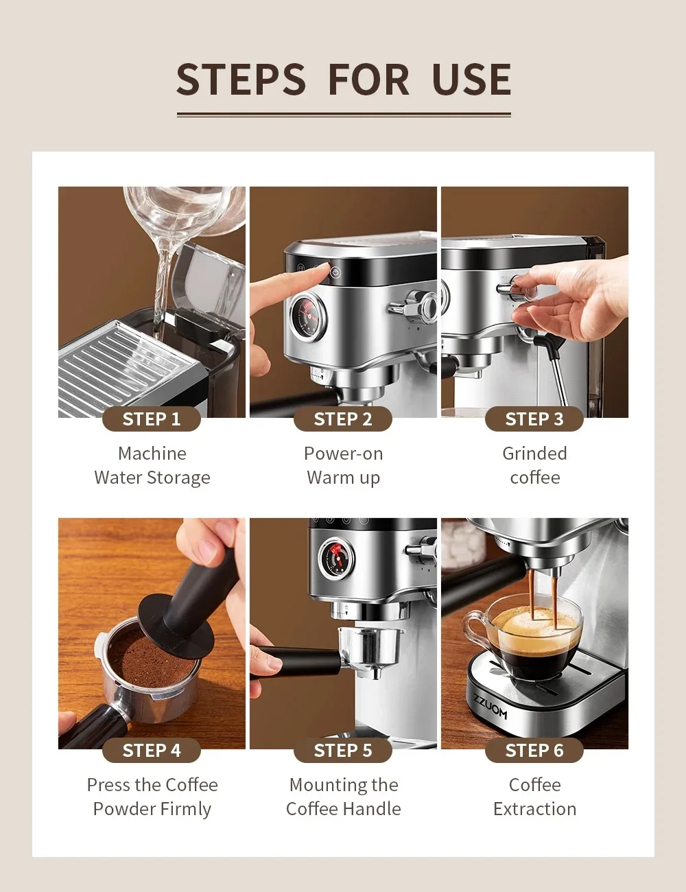 Italian Coffee Machine With Milk Froth Fast Semi-automatic Home Commercial Professional Electric coffee maker