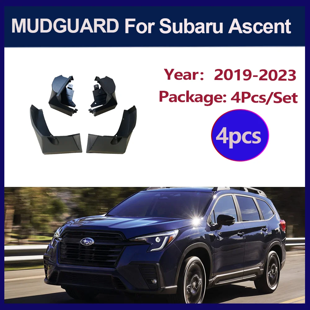 

4pcs For Subaru Ascent 2019 2020 2021 2022 2023 Mudflaps Splash Guards Mudguards Mud Flaps Fender car Accessories