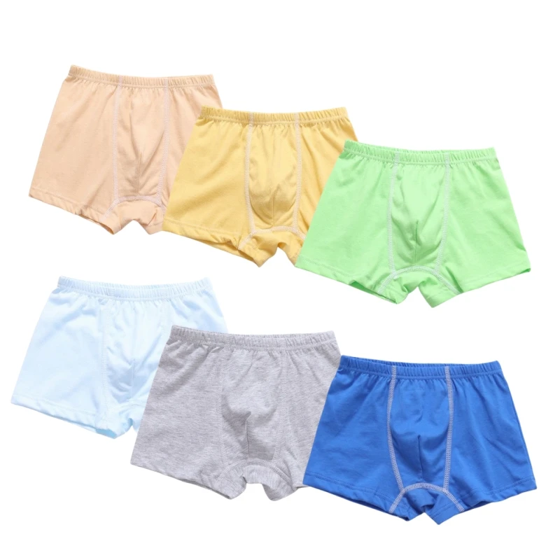 12 Pcs/Lot  Boys Underwear  Cotton Teen Panties  Kids Boxer  Child Soft Young Boys Shorts 2-12years