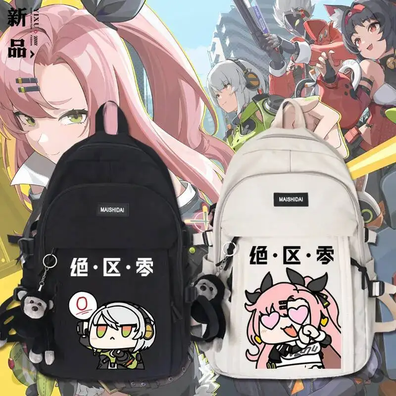 

New Zenless Zone Zero Billykid Ellen Joe Nicole Theme School Bag Anime Student Backpack Cosplay Official Game Gift