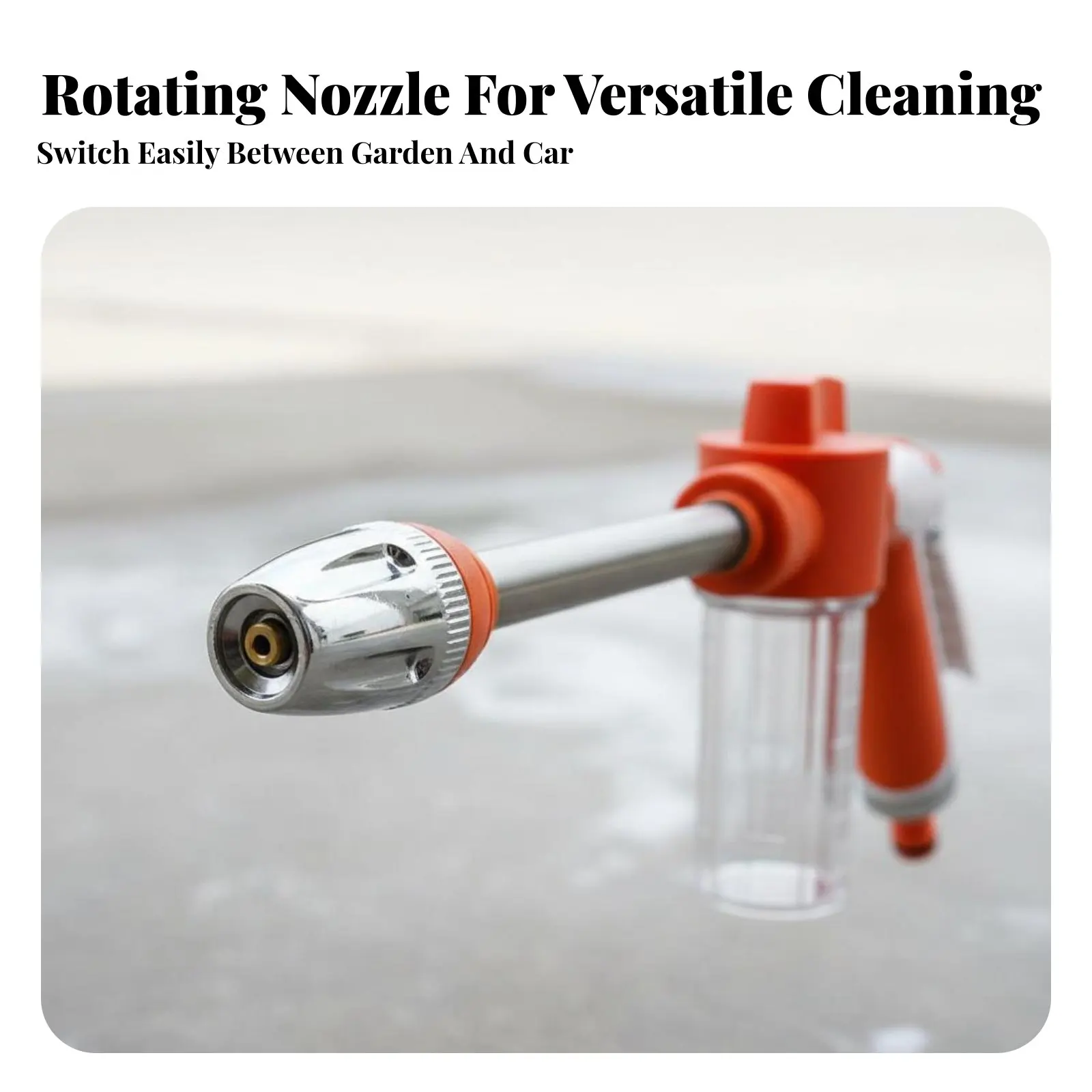 

Рычажный распылитель высокого давления с фиксатором, универсальный дозатор пены для мойки автомобилей и садоводства