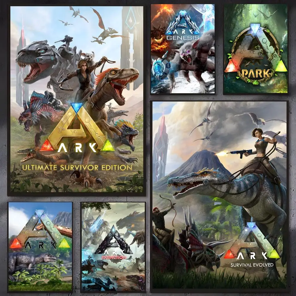 Survival game Ark Survival Evolved Poster Wall Ornament Home Decor Young Decor Fans