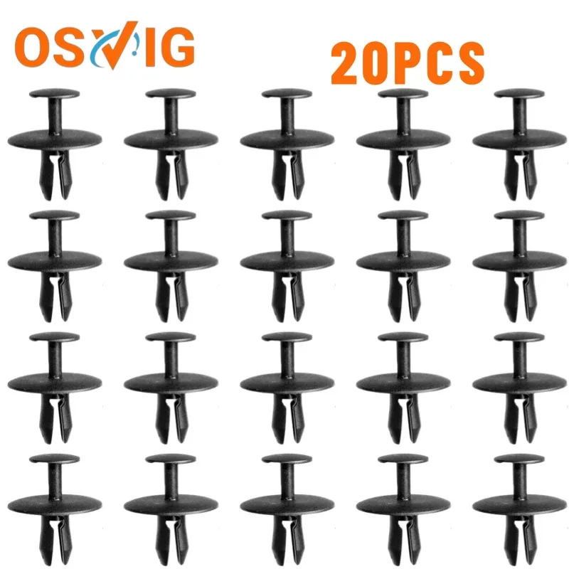 20 قطعة OE #   6997TZ 699783 مصدات السيارات، أغطية المحرك، تنطبق على بيجو 206، 207، 307، 308؛ سيتروين C2، C3، C4، C6؛