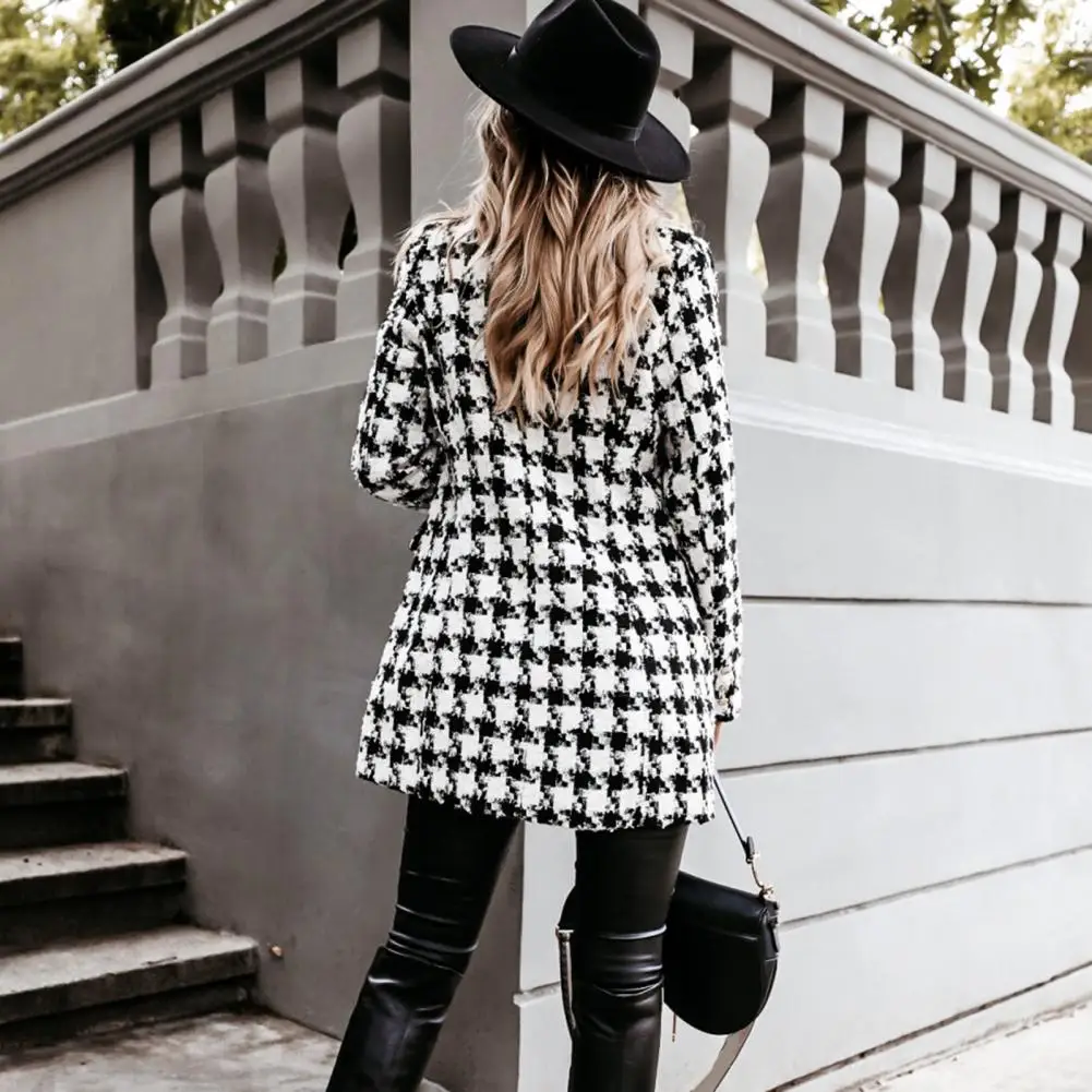 

Women's Coat 2025 Autumn Winter Temperament Elegant Ladies Coat Comfortable Loose Fashion Lady Outerwear ﻿Office Jacket