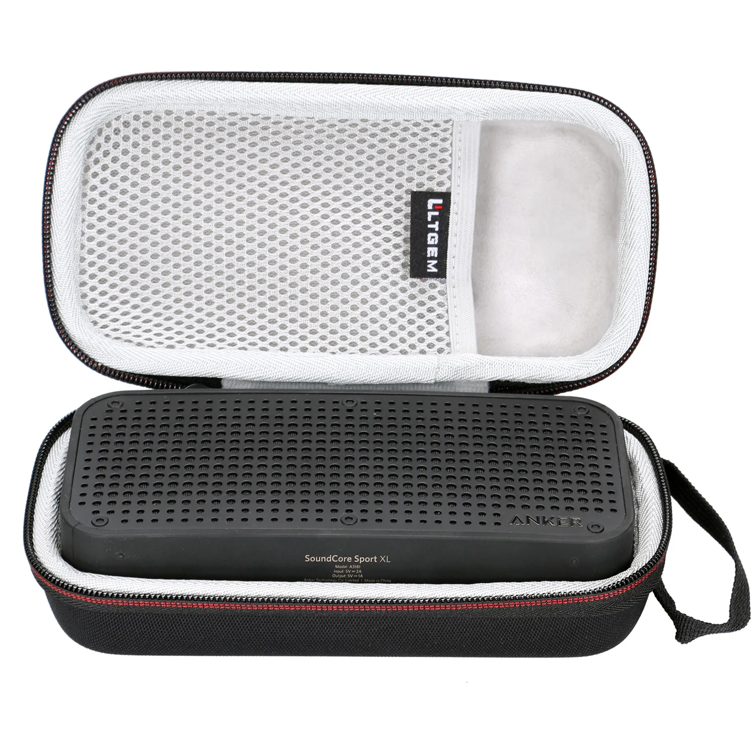 LTGEM-funda para Altavoz Bluetooth Anker SoundCore Sport XL, portátil, AK-A3181011 Se adapta al Cable USB y al cargador, (solo funda)