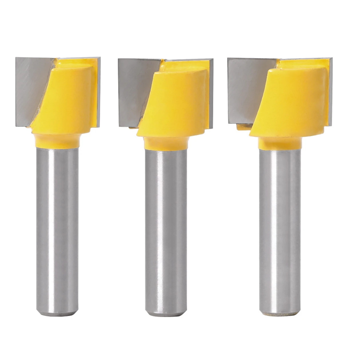 8mm Shank Cleaning Bottom Bit Straight Router Bit set 16-25mm Clean Milling Cutter Woodworking Power Machine