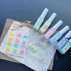6ml Watercolor Blooming Gel Polish Gradient Flower Ink Marble Semi Permanent Nail Varnish Gel Paint Nail Art Design Supplies