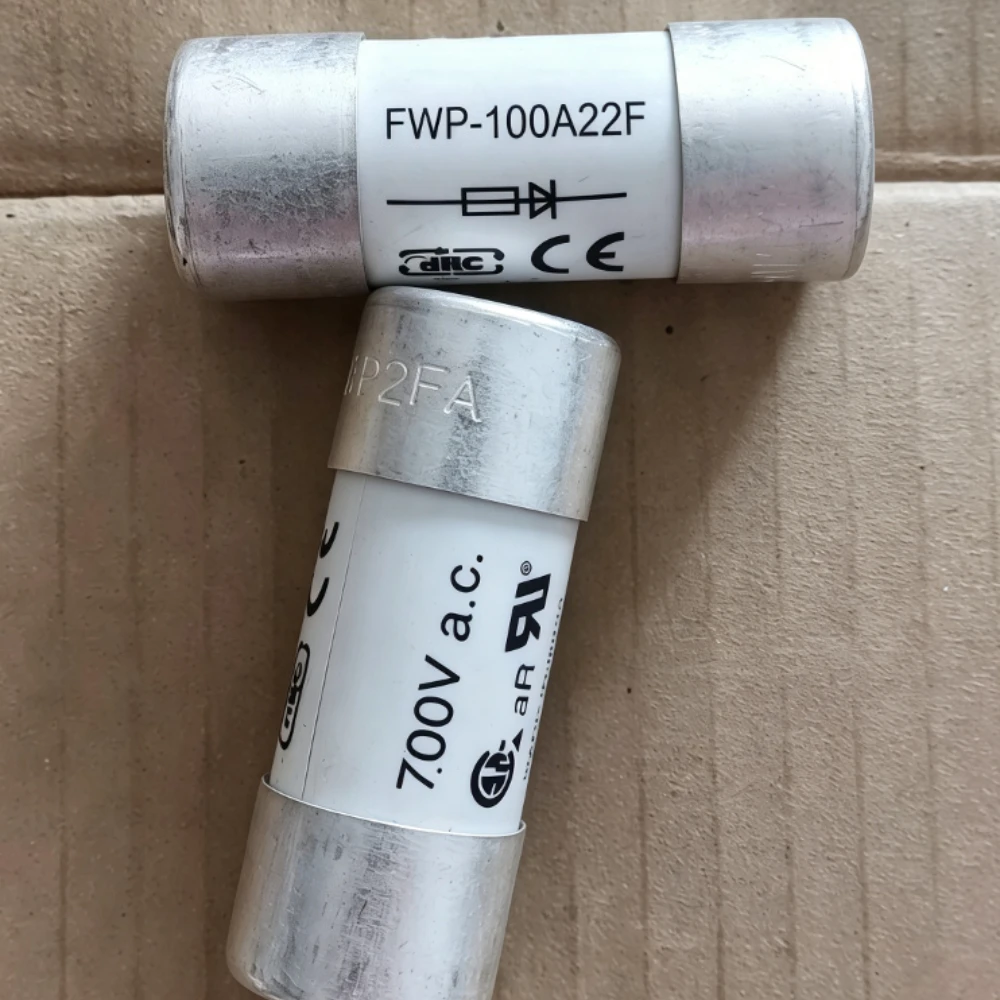 10PCS OEM FWP‑100A22F aR High Speed Semiconductor Fuse 100A 700V 22x58mm Ferrule Fuse for IGBT Protection