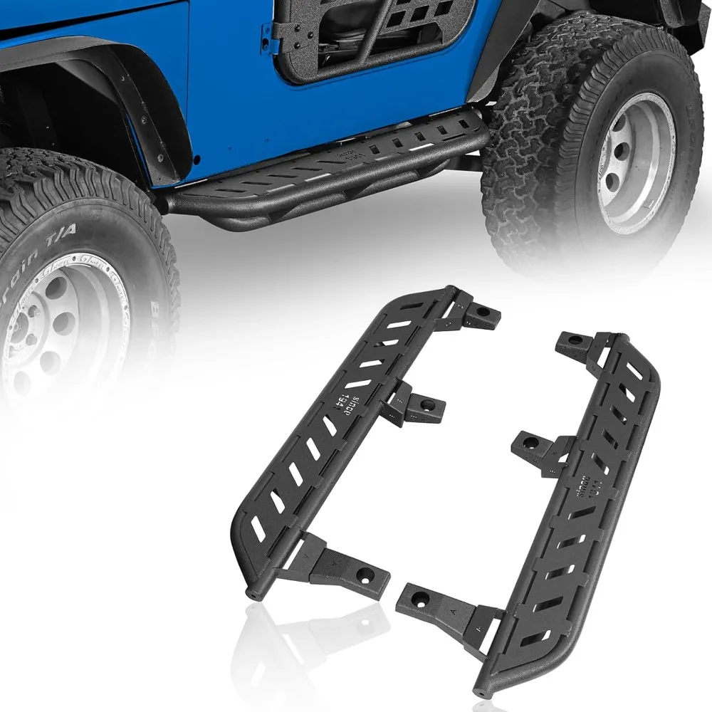 

TJ Running Boards Rock Sliders for 1997-2006 Jeep Wrangler TJ (Exclude Unlimited), Side Step Bars Armor Rocker Gurad
