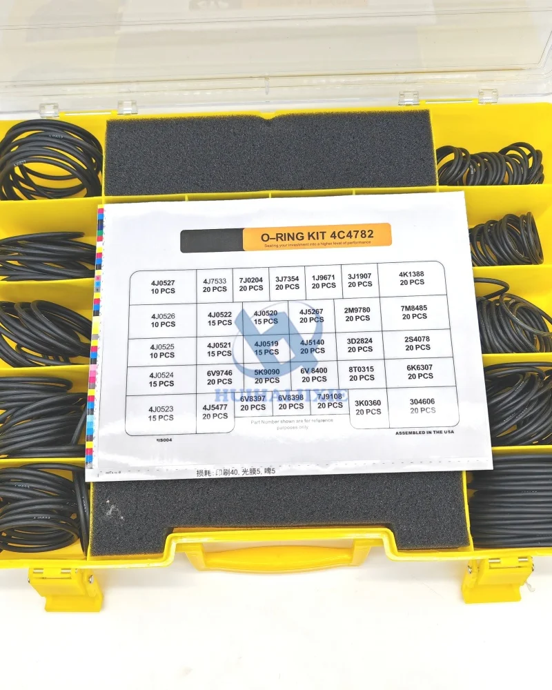 O-Ring Seal Kit 4C-4782 Hydraulic Seal Kit 4C4782 for Caterpillar CAT Excavator E200 320DC 330D 330DL 330D2 330GC Excavator part