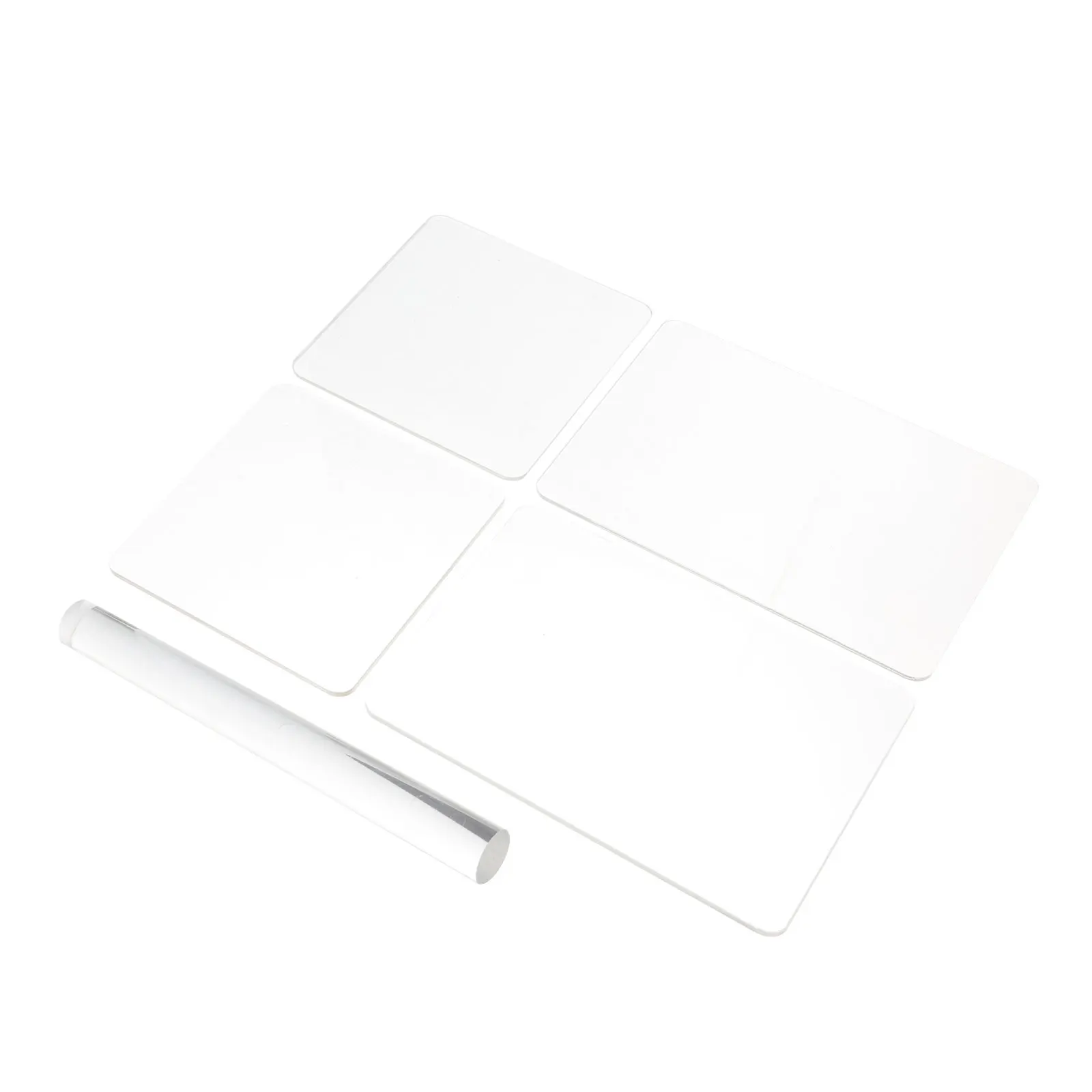 

Clay Pressure Plate Acrylic Sheet DIY Discs Sculpting Board Transparent Tools Polymer Clay Tools Set Lightweight Durable Craft